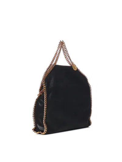 Stella Mccartney Falabella Fold Over Tote Shoulder Bag In Black