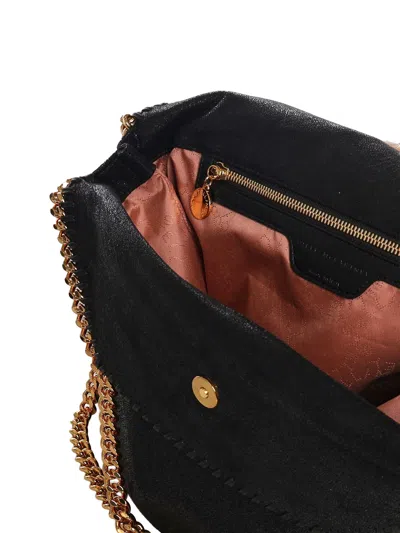 Stella Mccartney Falabella Fold Over Tote Shoulder Bag In Black