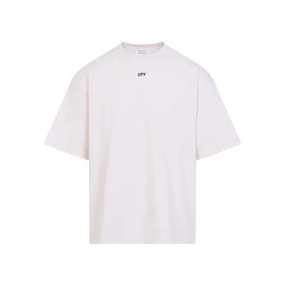 Off-white Graphic Print Crew Neck Short Sleeve T-shirt In White