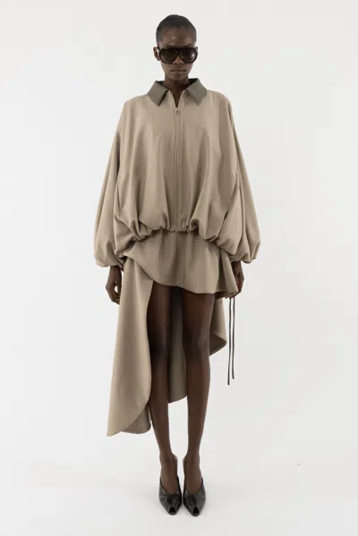 Arakii Balloon Jacket In Sand