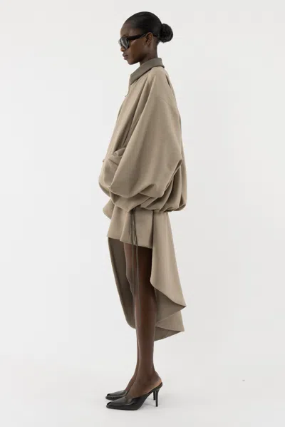 Arakii Balloon Jacket In Sand