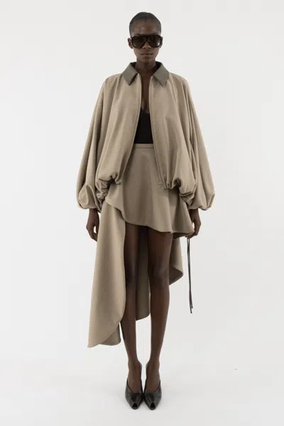 Arakii Balloon Jacket In Sand