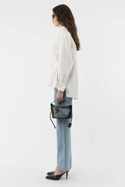 Arakii Oversized Slit Shirt In White