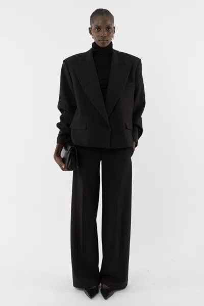 Arakii Point Blazer In Brown
