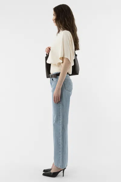 Arakii Regular Light Wash Jeans In Blue