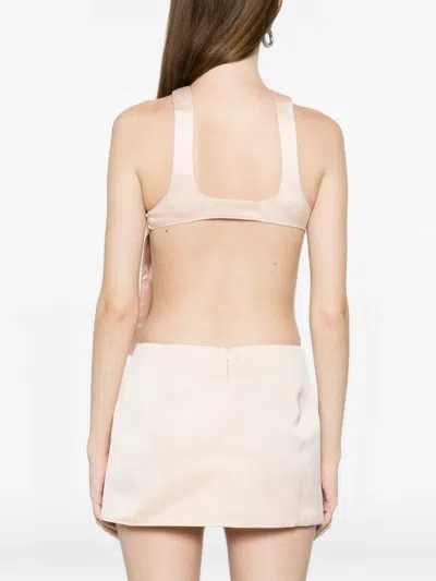 Alfie Backless Blouse In Pink