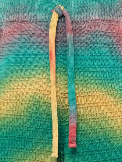Laneus Knitted Drawstring Shorts In Multi
