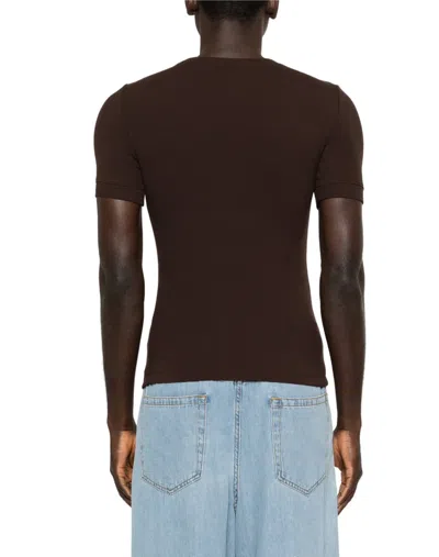 Entire Studios Logo-label T-shirt In Brown