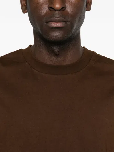 Entire Studios Classic Crew-neck T-shirt In Brown