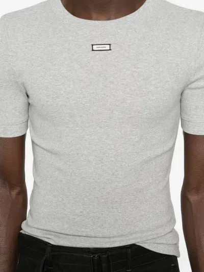 Entire Studios Logo-label T-shirt In Gray