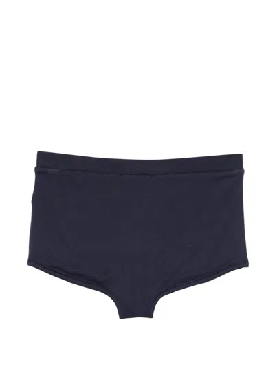 Entire Studios Button Shorts In Blue