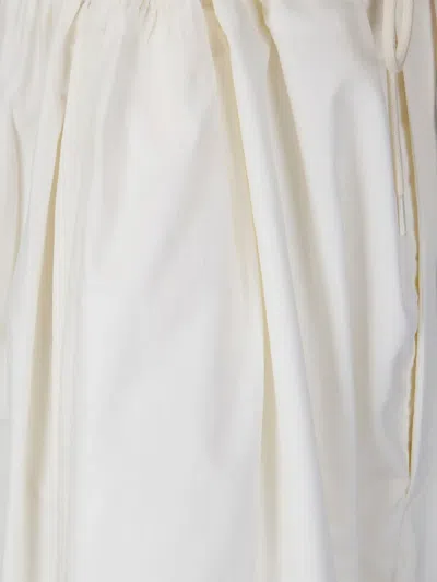 Hed Mayner Belt-loop Trousers In White