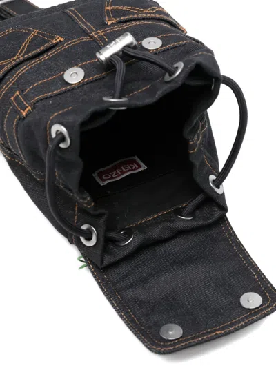 Kenzo Top-handle Backpack In Black