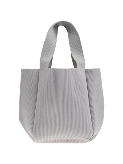 Samsoe & Samsoe Samira Tote Bag In Gray