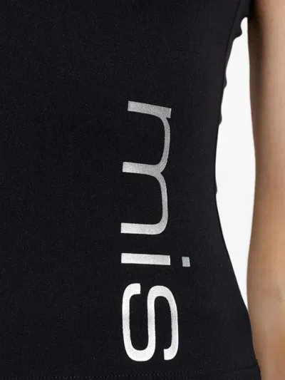 Misbhv Open-back T-shirt In Orange