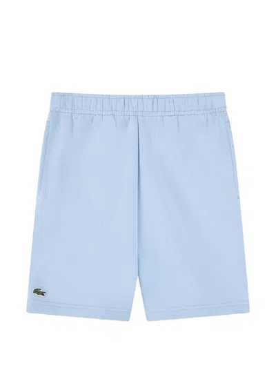 Lacoste Logo Elasticated Shorts In Blue