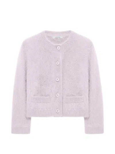 Dorothee Schumacher Button Fastening Cardigan In Animal Print