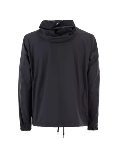 Herno Adjustable-hood Jacket In Blue