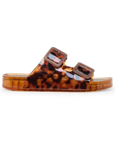 Dolce Vita Julio Jelly Sandals Tortoise Vinyl In Multi
