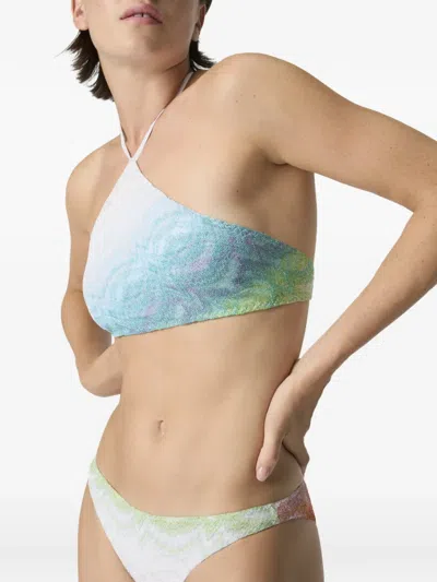 Missoni Bikini With Tie Dye Pattern In Blue
