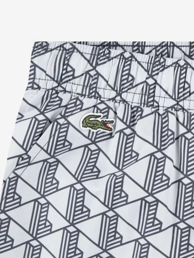 Lacoste Boys Monogram Wind Tracksuit In Multi