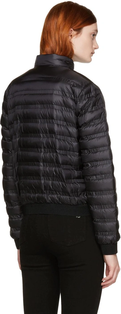 Shop Moncler Black Violette Down Coat