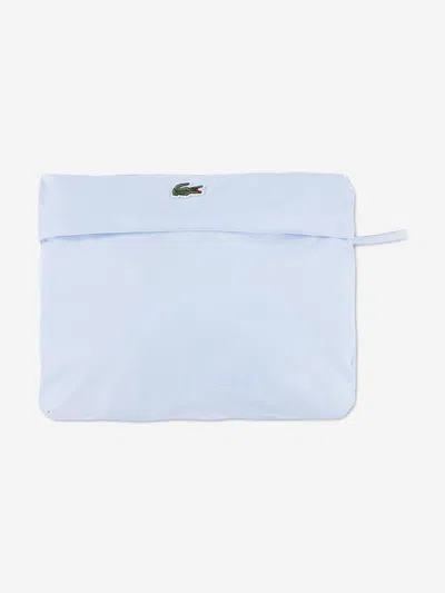 Lacoste Boys Packable Pullover Jacket In Blue