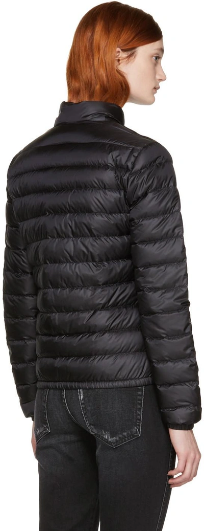 Shop Moncler Black Down Lans Jacket