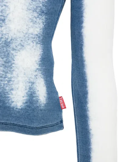 Diesel Buttoned Cardigan In Blue