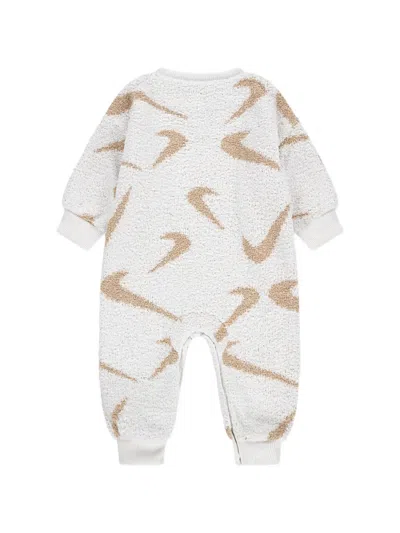Nike Logo Print Romper In Multi