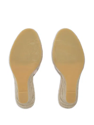 Burberry Mews Espadrille Wedge Sandal In Brown