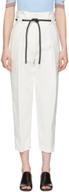 3.1 Phillip Lim Origami-pleated Trousers In An110 Ant.white