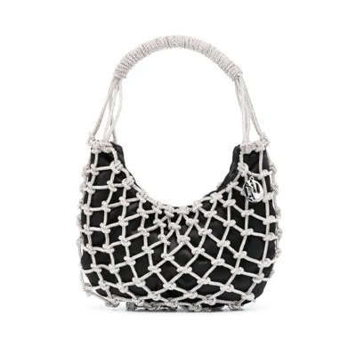 Rosantica Black Nodi Hotfix Tote Bag