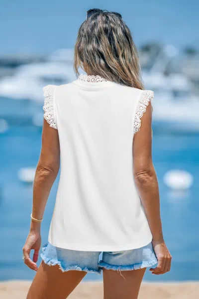 Cupshe Daphne White Top In White