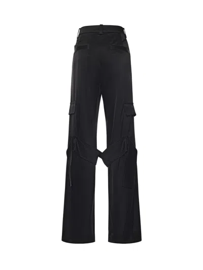 Courrèges Belt Loop Cargo Pants In Black