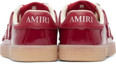 Amiri Red Pacific Bones Sneakers In Multi