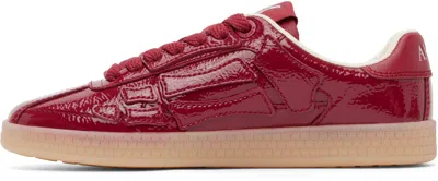 Amiri Red Pacific Bones Sneakers In Multi