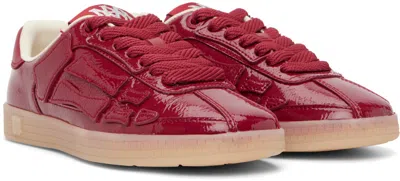 Amiri Red Pacific Bones Sneakers In Multi