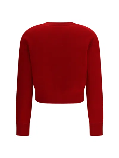 Tory Burch Multicolor Wool Sweatshirt In Red