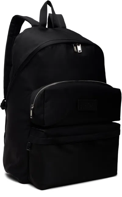 Mm6 Maison Margiela Black Numeric Backpack In Black