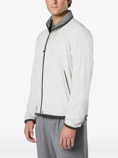 Sease Reversible Zip-front Jacket In Gray