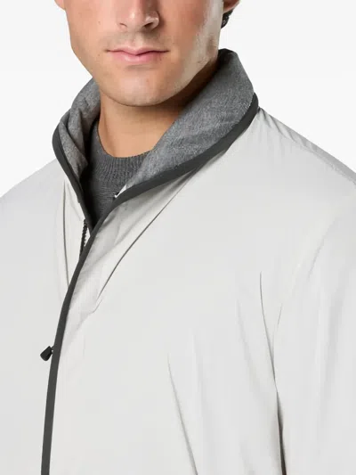 Sease Reversible Zip-front Jacket In Gray