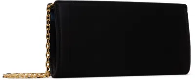 Lanvin Black Solid Clutch In Black
