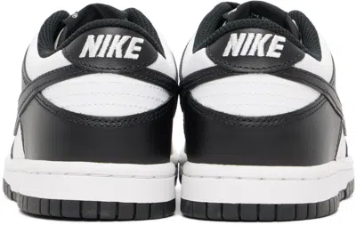 Nike Kids Black Dunk Low Little Kids Sneakers In White