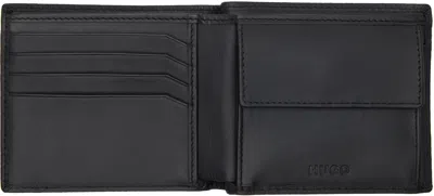 Hugo Boss Embossed Billfold Wallet In Black