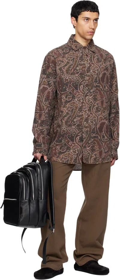 Marsèll Black Triparto Backpack In Black