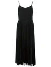 VICTORIA VICTORIA BECKHAM pleated trim shift dress,DRYCLEANONLY