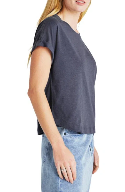 Splendid Skye Cuffed Tee In Blue