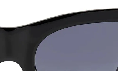 Rag & Bone 54mm Gradient Rectangle Sunglasses In Black