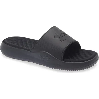 Under Armour Ignite Pro 8 Fixed Band Slides In Black